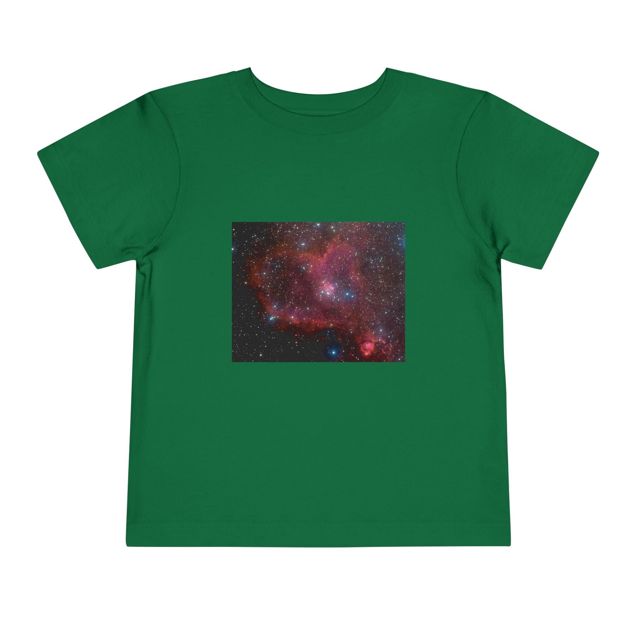 Toddler Heart Nebula Short Sleeve Tee