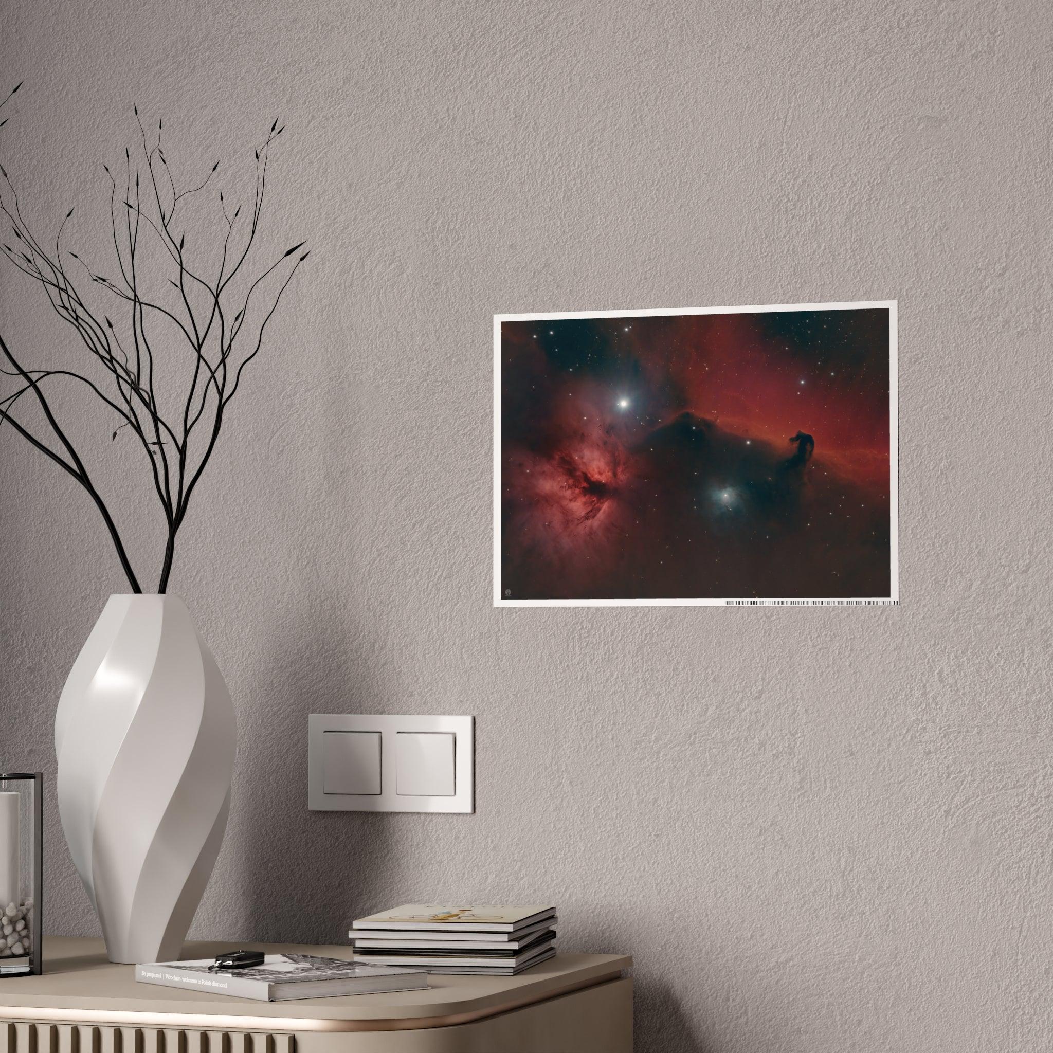 Poster of the Horsehead and Flame Nebulae - Miscellaneous Nerdery