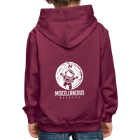 Kids Heart Nebula Hoodie - burgundy