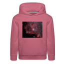 Kids Heart Nebula Hoodie - mauve