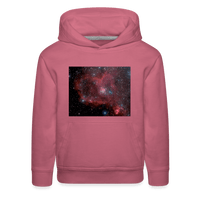 Kids Heart Nebula Hoodie - mauve