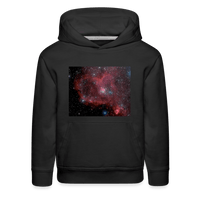 Kids Heart Nebula Hoodie - black