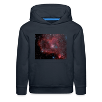 Kids Heart Nebula Hoodie - navy