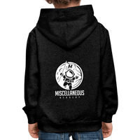 Kids Heart Nebula Hoodie - charcoal grey