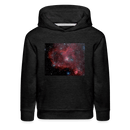 Kids Heart Nebula Hoodie - charcoal grey