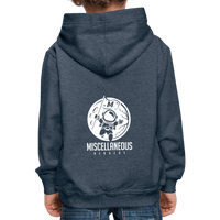 Kids Heart Nebula Hoodie - heather denim