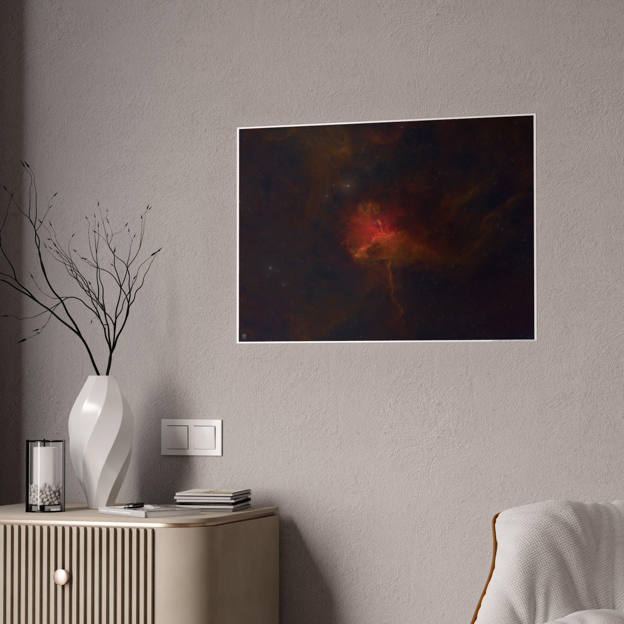 Poster of the Spider Nebula (SH2-234) - Miscellaneous Nerdery