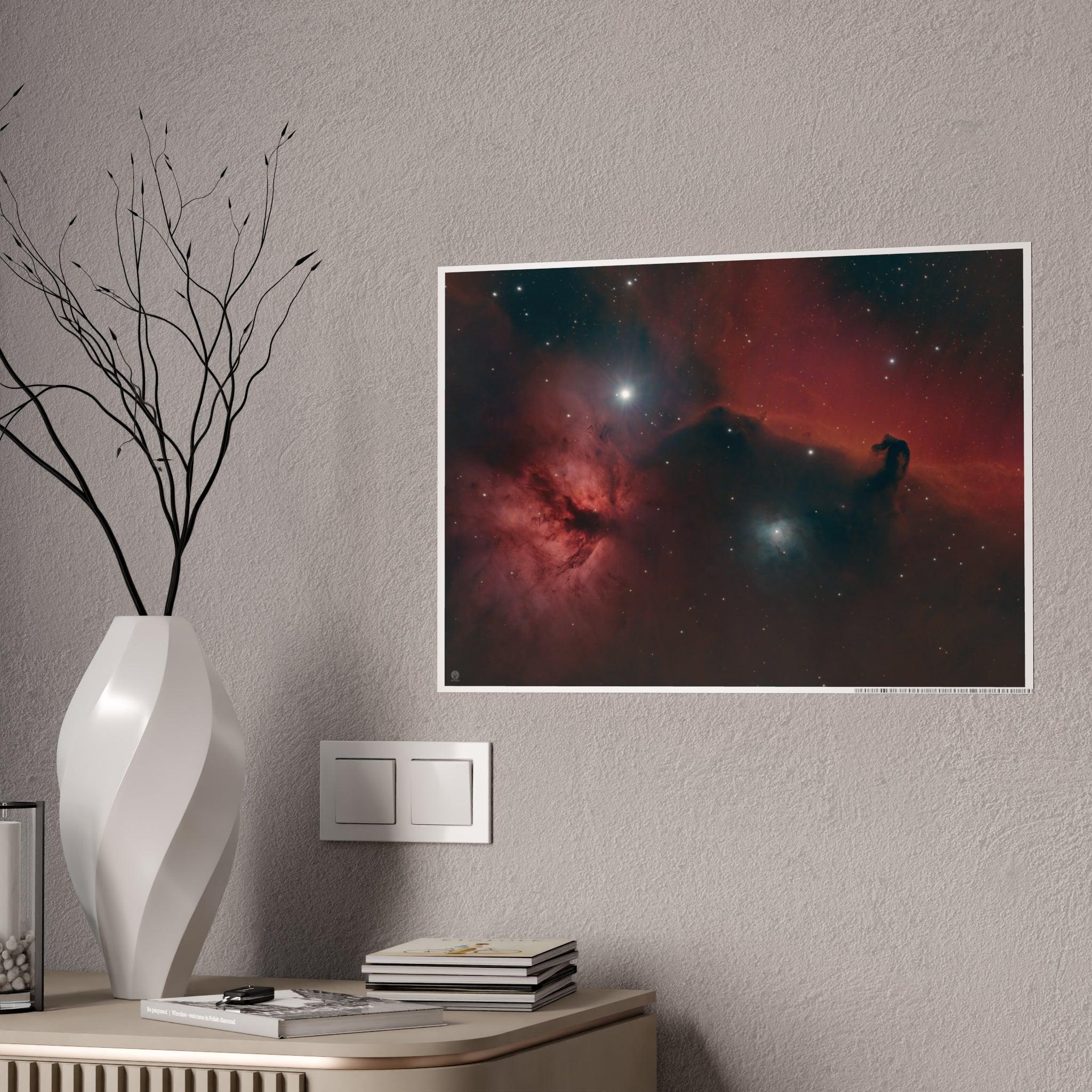 Poster of the Horsehead and Flame Nebulae - Miscellaneous Nerdery